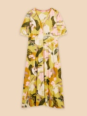 White Stuff Yellow Megan Jersey Dress - Image 5 of 7
