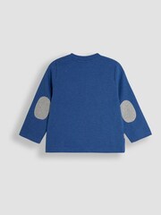 JoJo Maman Bébé Toffee Walrus Appliqué Pocket Top - Image 2 of 4