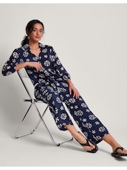 Monsoon Blue Loretta Batik Print Shirt - Image 2 of 4