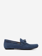 Oliver Sweeney Blue Calf Suede Driving Shoes - Image 1 of 5