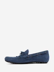 Oliver Sweeney Blue Calf Suede Driving Shoes - Image 2 of 5