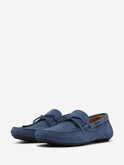 Oliver Sweeney Blue Calf Suede Driving Shoes - Image 3 of 5