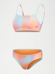 Speedo Blue Womens Adjustable Thinstrap Swimsuit Bikini Set 2 Piece - Image 5 of 5