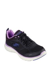 Skechers Black Flex Appeal 5.0 Fresh Touch Trainers - Image 1 of 3