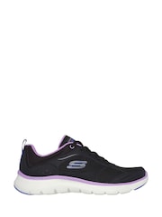 Skechers Black Flex Appeal 5.0 Fresh Touch Trainers - Image 2 of 3