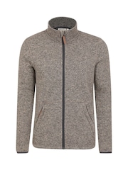 Mountain Warehouse Grey Mens Idris II Full-Zip Fleece Jacket - Image 1 of 5