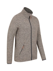 Mountain Warehouse Grey Mens Idris II Full-Zip Fleece Jacket - Image 2 of 5