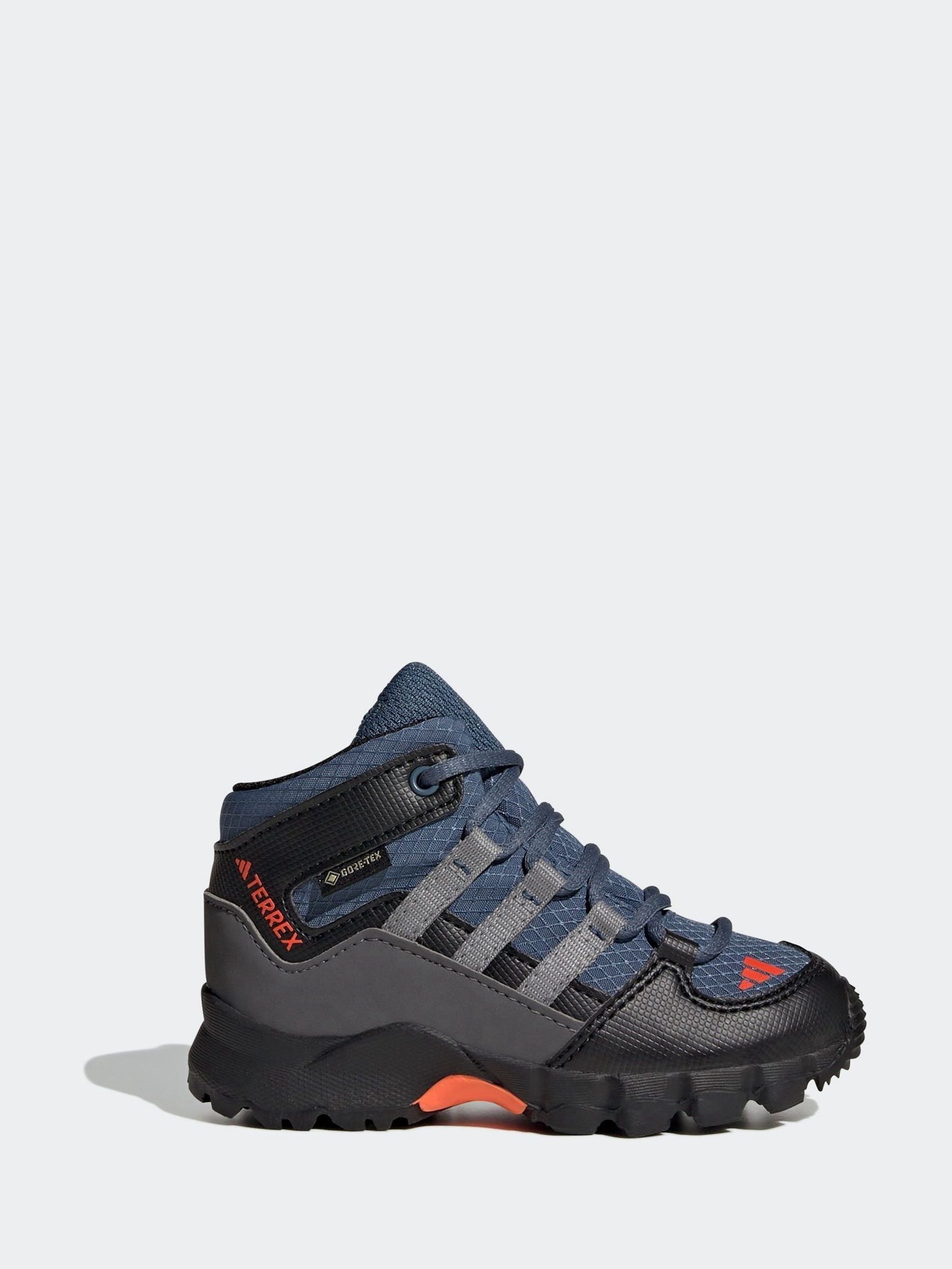 adidas Terrex Charcoal Grey Mid GORE TEX Hiking Shoes