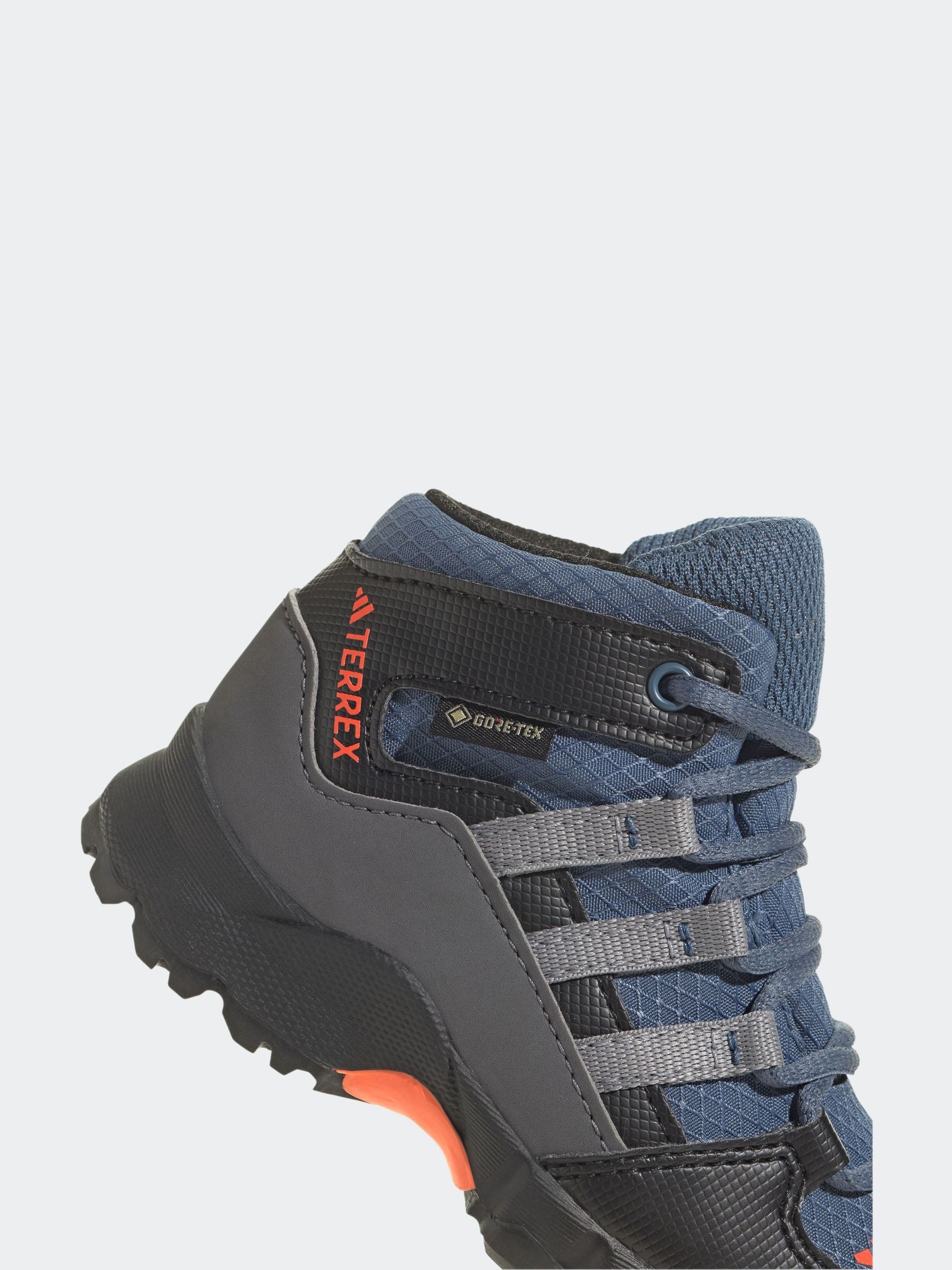 GS) adidas Terrex Mid Gore-Tex Hiking Shoes 'Black Grey