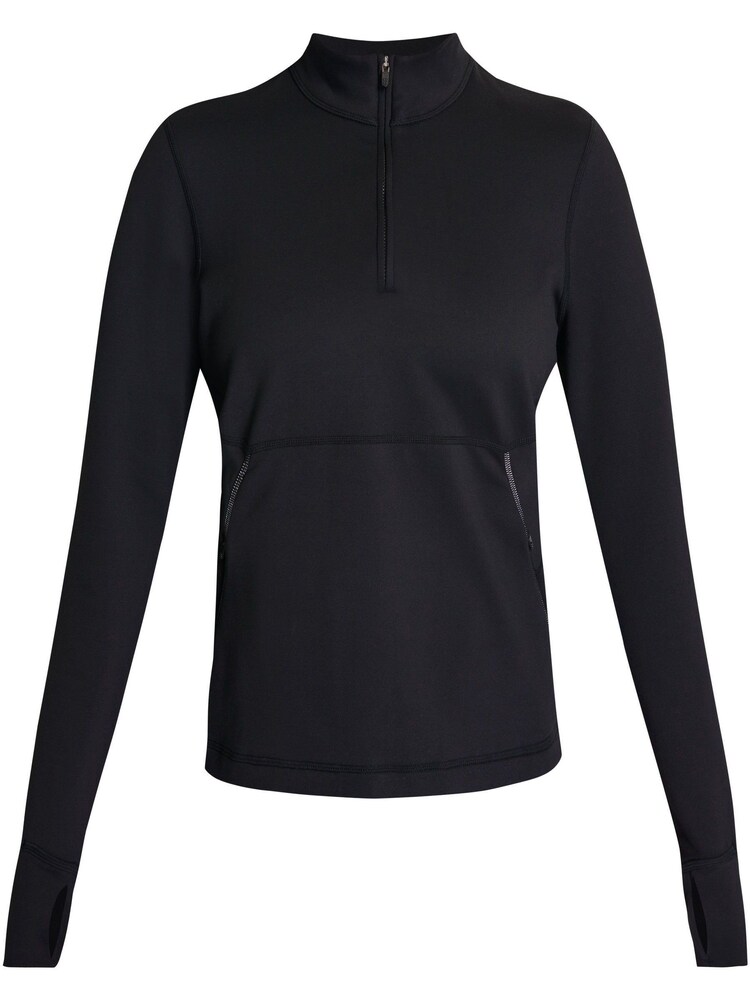 Sweaty Betty Black Therma Boost Running Half Zip Sweat Top - Image 1 of 5