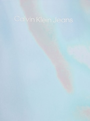 Calvin Klein Blue Tye Dye Square Neck Dress - Image 6 of 6