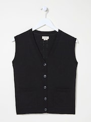 FatFace Theodora Black Knit Tank - Image 5 of 5