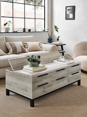 Grey Bronx Large Coffee Table With Drawers - Image 2 of 10