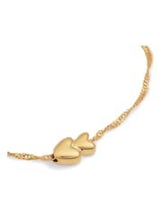 Katie Loxton Gold Tone So Loved Waterproof Heart Bracelet - Image 3 of 4
