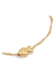 Katie Loxton Gold Tone So Loved Waterproof Heart Bracelet - Image 4 of 4