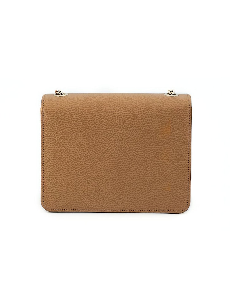 Gucci Beige Calf Leather Dollar Brown Shoulder Bag - Image 2 of 5