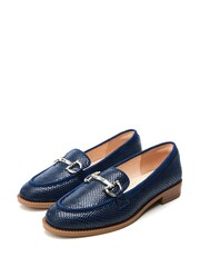 Moda In Pelle Franzie Snaffle Trim Slipper Cut Loafers - Image 2 of 4