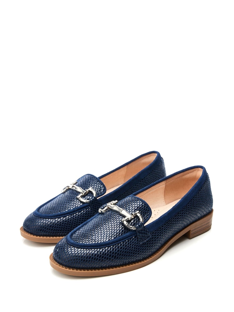 Moda In Pelle Franzie Snaffle Trim Slipper Cut Loafers - Image 2 of 4