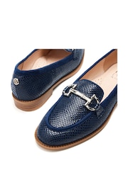 Moda In Pelle Franzie Snaffle Trim Slipper Cut Loafers - Image 4 of 4