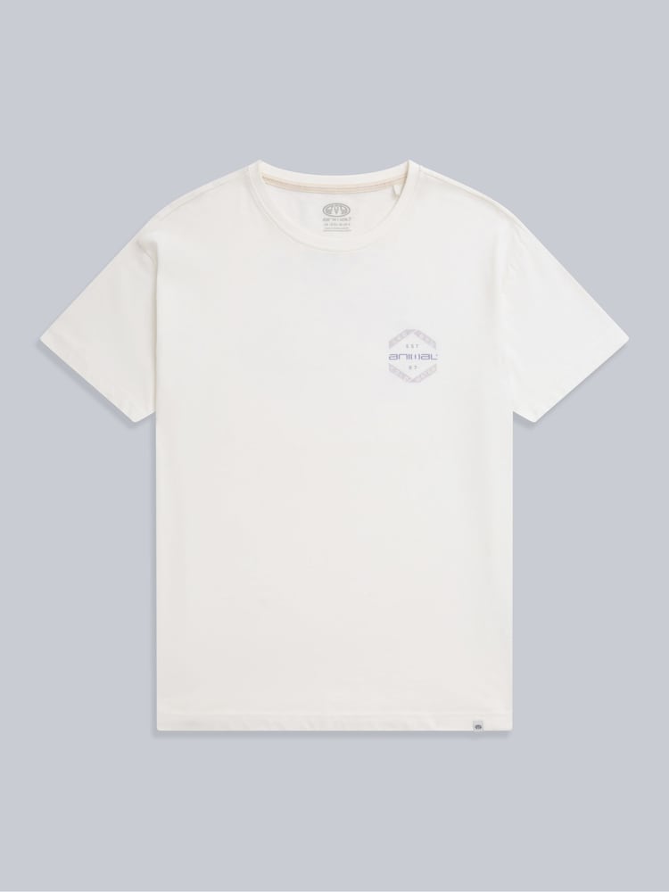Animal White Organic Graphic Leena T-Shirt - Image 1 of 6