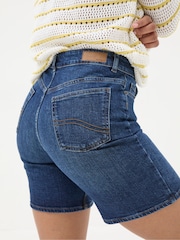 FatFace Darley Blue Denim Shorts - Image 2 of 5