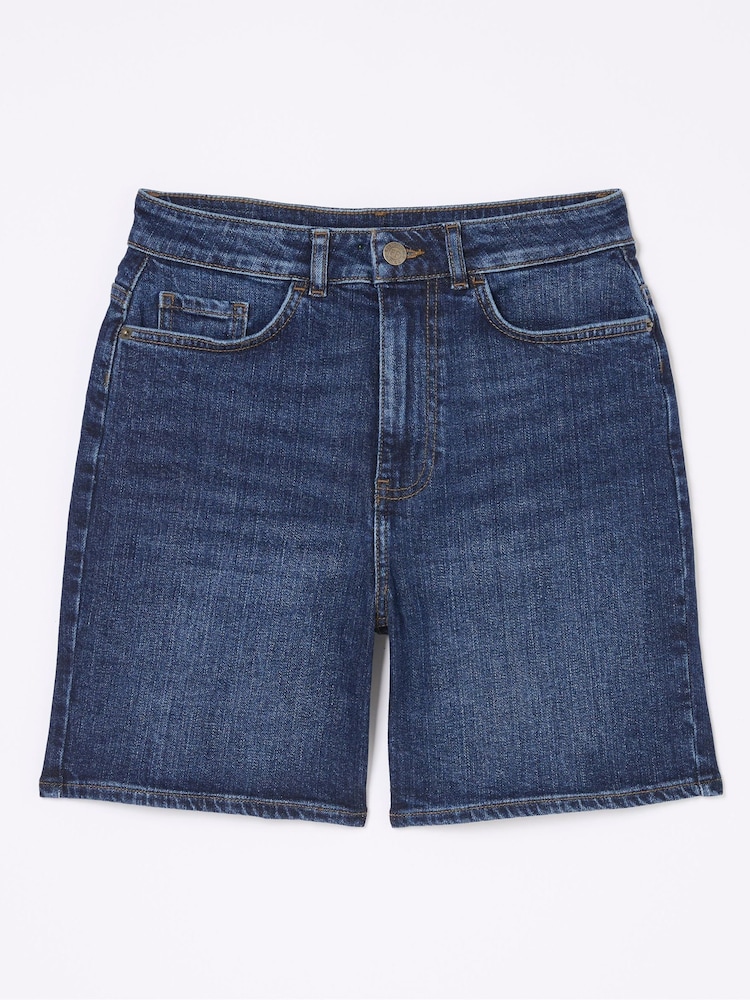 FatFace Darley Blue Denim Shorts - Image 5 of 5