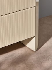 MADE.COM Ecru White Eleni 6 Drawer Wide Chest of Drawers - Image 2 of 4