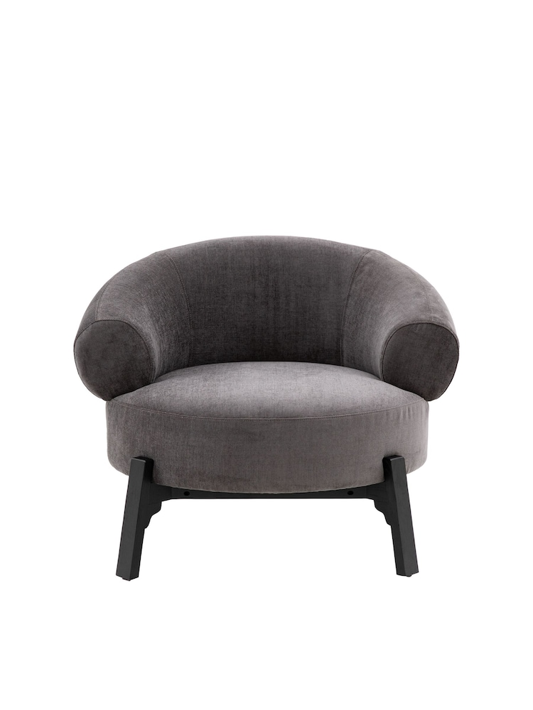 Gallery Home Anthracite Grey Archway Armchair - Image 1 of 3