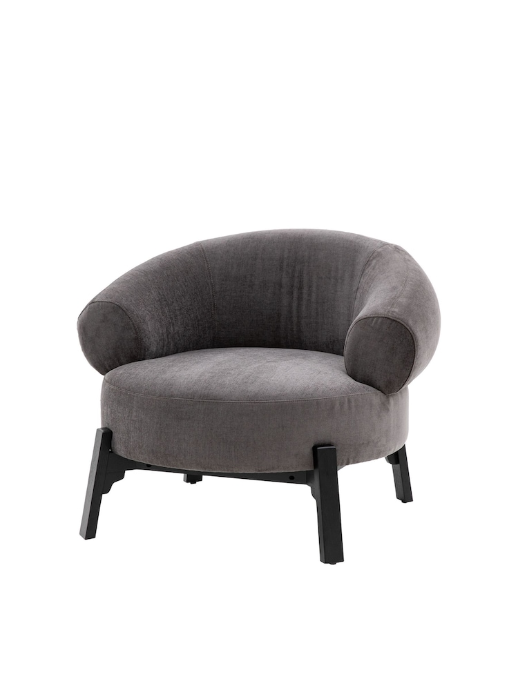Gallery Home Anthracite Grey Archway Armchair - Image 2 of 3
