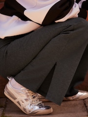 Charcoal Grey Power Sculpting Ponte Flare Leggings - Image 5 of 7