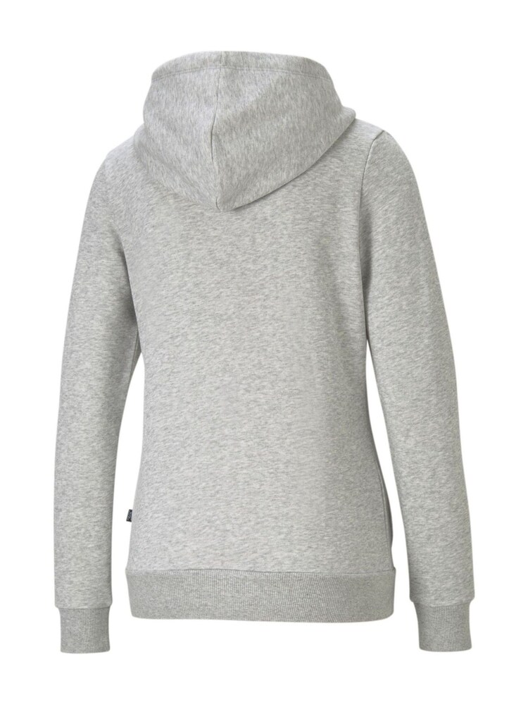 Puma Grey Womens Essentials Full Zip Hoodie - Image 4 of 4
