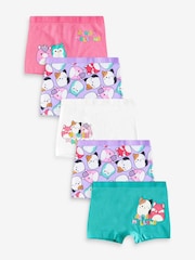 Purple/Green Squishmallow Short Briefs 5 Pack (5-14yrs) - Image 1 of 9