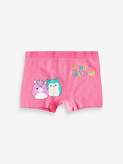 Purple/Green Squishmallow Short Briefs 5 Pack (5-14yrs) - Image 4 of 9