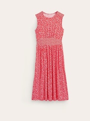 Boden Red Thea Sleeveless Midi Dress - Image 5 of 5