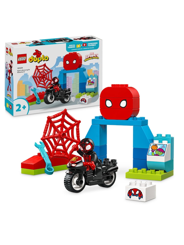 LEGO DUPLO Набор приключений на мотоцикле Marvel Spins - Изображение 1 из 8 LEGO DUPLO Набор приключений на мотоцикле Marvel Spins - Изображение 1 из 8
