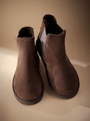 Brown Suede Boots Slippers - Image 2 of 5