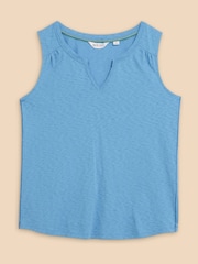 White Stuff Blue 100% Cotton Laila Vest - Image 5 of 7