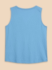 White Stuff Blue 100% Cotton Laila Vest - Image 6 of 7