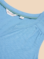 White Stuff Blue 100% Cotton Laila Vest - Image 7 of 7