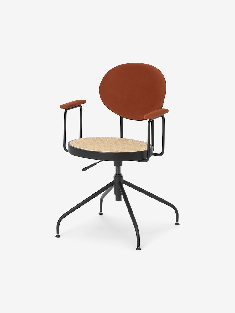 MADE.COM Orange Rumana Office Chair - Image 1 of 8