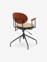 MADE.COM Orange Rumana Office Chair - Image 2 of 8