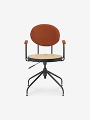 MADE.COM Orange Rumana Office Chair - Image 3 of 8