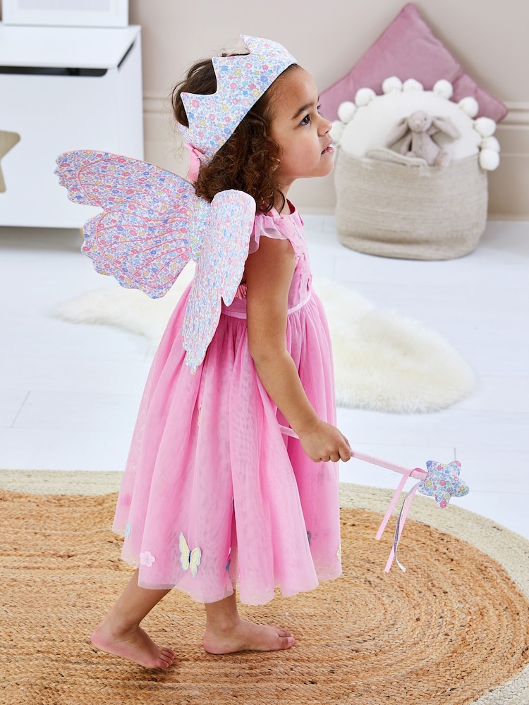 Buy JoJo Maman Bébé Ditsy Ditsy Print Fairy Wing, Crown & Wand Set from  Next USA
