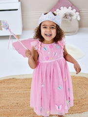 JoJo Maman Bébé Ditsy Ditsy Print Fairy Wing, Crown & Wand Set - Image 4 of 10