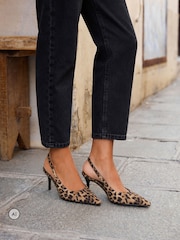 Linzi Animal Highlight Stiletto Court Heels - Image 1 of 5