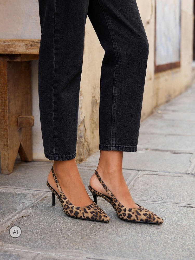 Linzi Animal Highlight Stiletto Court Heels - Image 1 of 5 Linzi Animal Highlight Stiletto Court Heels - Image 1 of 5