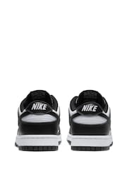 Nike Black/White Dunk Low Trainers - Image 6 of 10