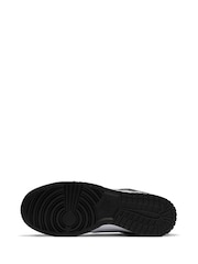 Nike Black/White Dunk Low Trainers - Image 8 of 10