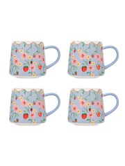 Cath Kidston Blue Strawberry Billie Mug Set Of 4 - Image 2 of 4