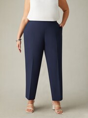 Live Unlimited Blue Curve Tailored Side Split Trousers - Image 2 of 4